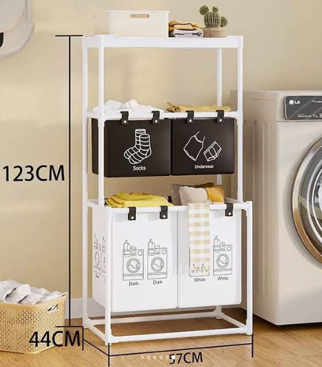 Miniatura 2 de Organizador De Ropa Sucia 3 Niveles